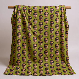 Manta Polar Diversión Foto de Cara Personalizada