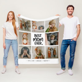Manta Polar Diversión Moderna 'LA MEJOR MAMÁ DEL MUNDO' 6 Foto