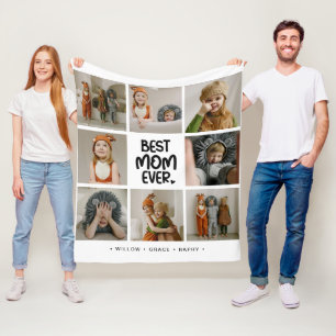 Manta Polar Diversión Moderna 'LA MEJOR MAMÁ DEL MUNDO' 6 Foto