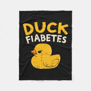 Manta Polar Divertida conciencia sobre la diabetes mellitus en