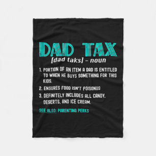 Manta Polar Divertida definición de impuesto a papá de camiset