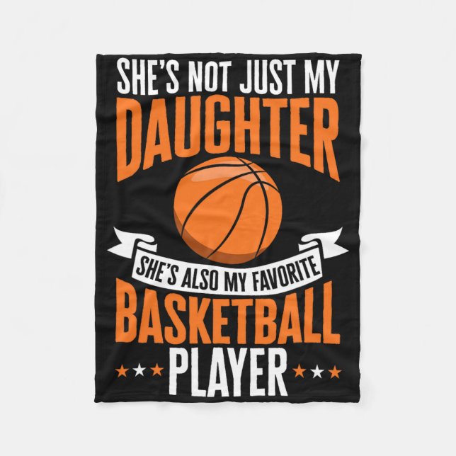 Manta Polar Divertida madre de Bysketbyll es mi Bysketbyll fav (Anverso)