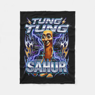 Manta Polar Divertida Rotura Cerebral Italiana Tung Tung Tung