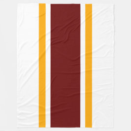 Manta Polar Divertidas, anchas, profundas franjas de Carreras 