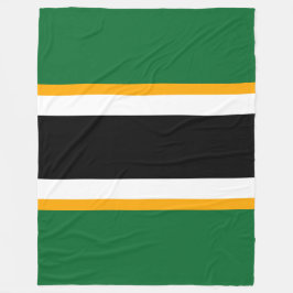 Manta Polar Divertidas audaces franjas de Carreras verde amari