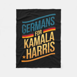 Manta Polar Divertidas damas alemanas por el voto de Kamala Ha