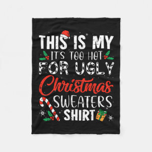 Manta Polar Divertidas Navidades, este es mi momento de alegrí