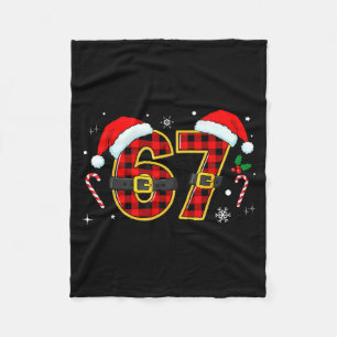 Manta Polar Divertido 67 Meme Navidad Xmas Pijama Hombres Muje