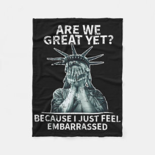 Manta Polar Divertido Anti Trump Somos Una Gran Estatua De Lib