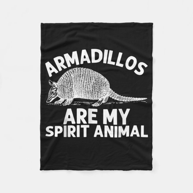 Manta Polar Divertido Armadillo Hombres Mujeres Armadillo Cute (Anverso)