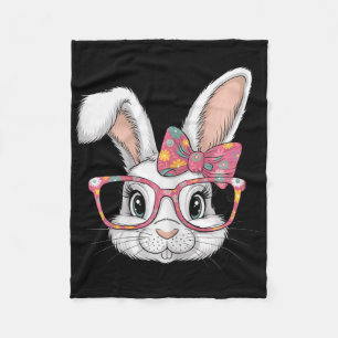 Manta Polar Divertido Conejo De Pascua De Pascua Con