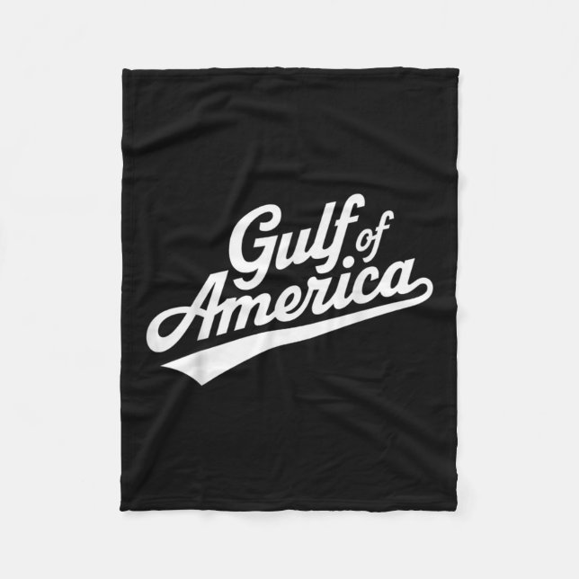 Manta Polar Divertido Donald Trump Golfo De Estados Unidos (Anverso)