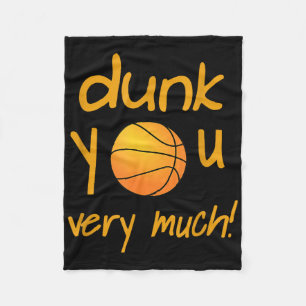 Manta Polar Divertido Dunk You Mucho Básquetbol Summer Camp Sp