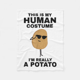 Manta Polar Divertido, este es mi disfraz humano, en realidad