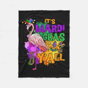 Manta Polar Divertido Fiesta de Carnaval Idea Flamingo Mardi G