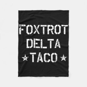 Manta Polar Divertido Foxtrot Delta Taco Trump siempre se esfu