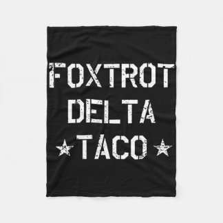 Manta Polar Divertido Foxtrot Delta Taco Trump siempre se esfu