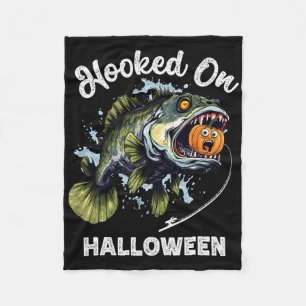 Manta Polar Divertido Halloween Pesca Chicos Hombres Zombie B 