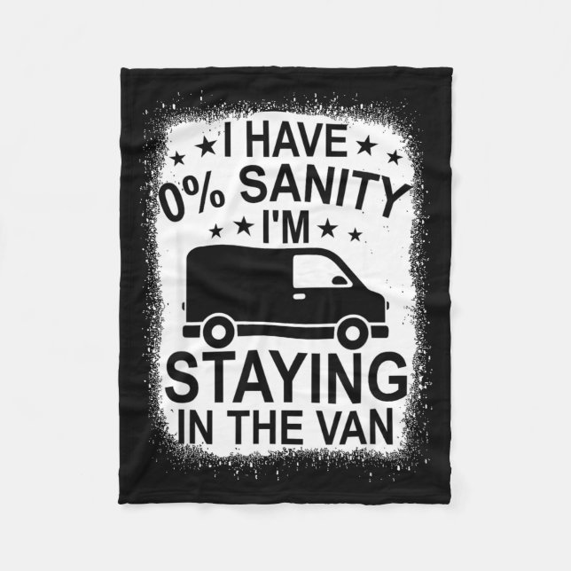 Manta Polar Divertido Me Quedo En El Furgón Phasmophobia Mujer (Anverso)