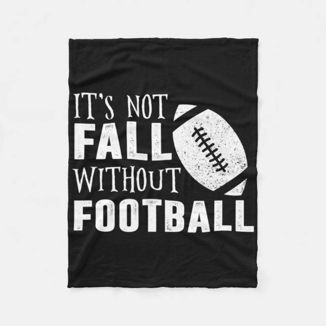 Manta Polar Divertido no se cae sin cita de fútbol (Anverso)