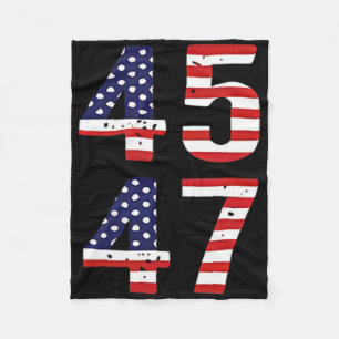 Manta Polar Divertido presidente de Qr Trump bailando escaneo 