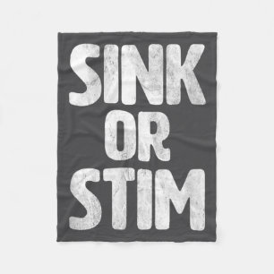 Manta Polar Divertido Sink Stim Neurodivergente Normalizar Aut