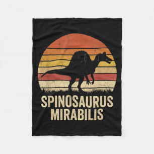 Manta Polar Divertido spinosaurus dinosaurio vintage spinosaur