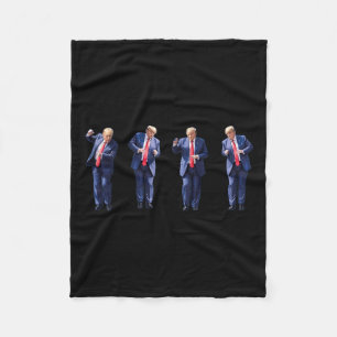 Manta Polar Divertido Trump baila como un Felon Vote Trump