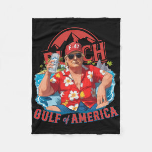 Manta Polar Divertido Trump Shirt Gulf Of Us America Est 2025