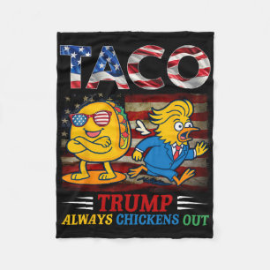 Manta Polar Divertido Trump Taco Trump Siempre se Rinde 6 