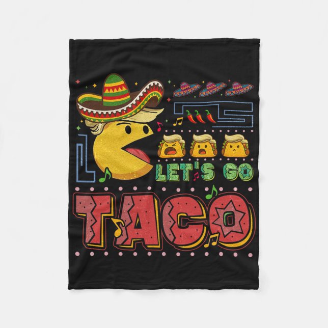 Manta Polar Divertido Vamos Taco 40 (Anverso)