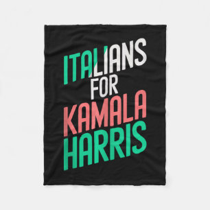 Manta Polar Divertidos Chicas italianos para Kamala Harris Ita