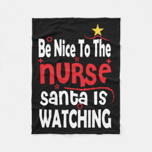 Manta Polar Divertidos Navidades De Enfermeras, Sean Agradable