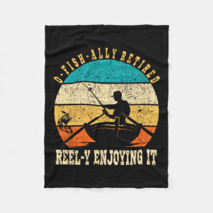 Manta Polar Divertidos Reel-y Retirado De Pescado-O Disfrutand