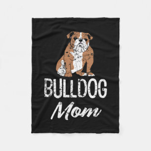 Manta Polar Diviértete diciendo mamá de Bulldog mujeres