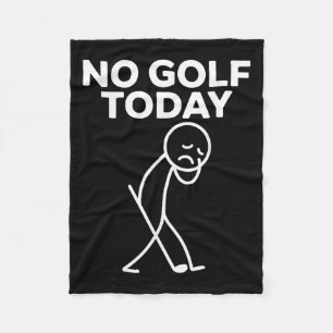 Manta Polar Diviértete No Golf Hoy Divertido Triste Stickman G