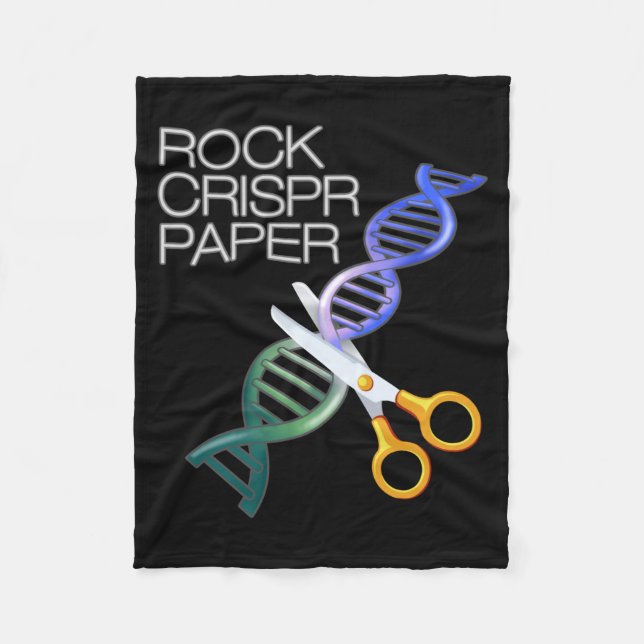 Manta Polar Dna Funny Rock Paper Crispr Genetic Science Race  (Anverso)