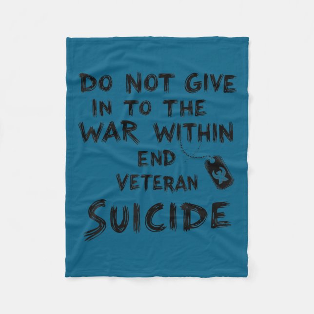 Manta Polar Do Not Give In To The War Within End Veteran Suici (Anverso)