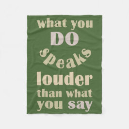 Manta Polar Do vs. Say personalizado frazadas