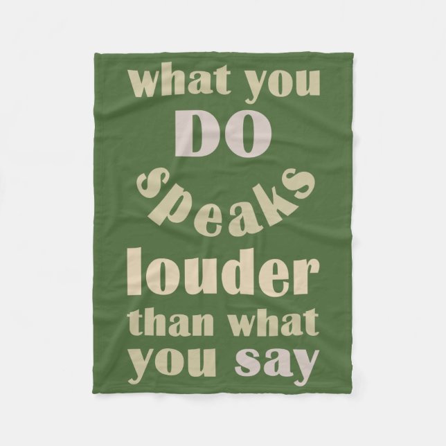 Manta Polar Do vs. Say personalizado frazadas (Anverso)