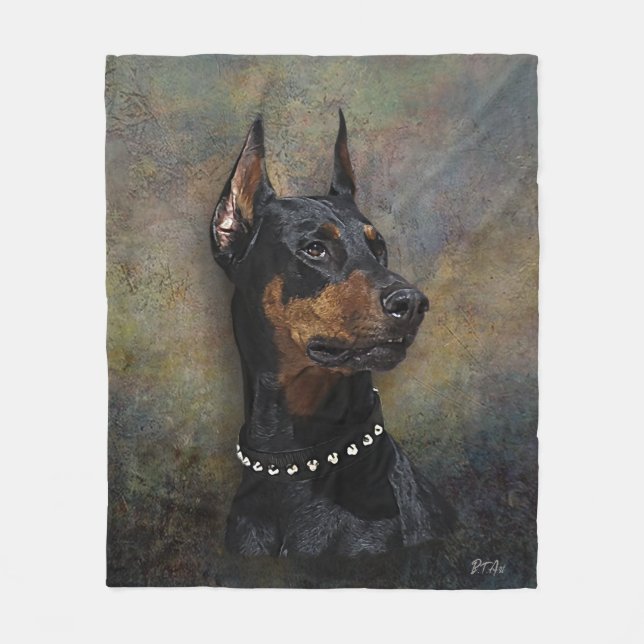 Manta Polar Doberman (Anverso)