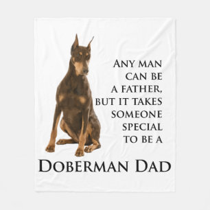 Manta Polar Doberman Dad Fleece Blanket