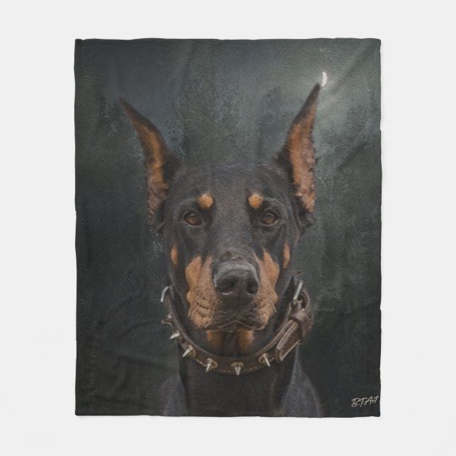 Manta Polar Doberman Pinscher (Anverso)