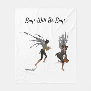Manta Polar Doble bebé Rain Faeries Fleece Blanket