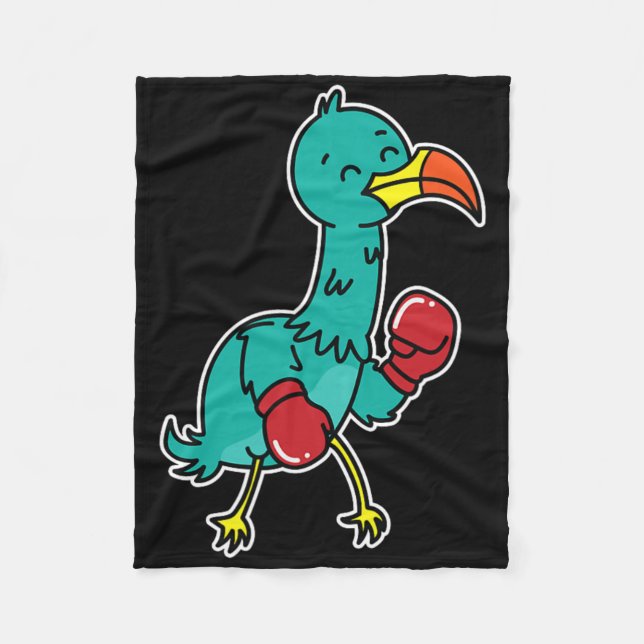 Manta Polar Dodo hace boxeo (Anverso)