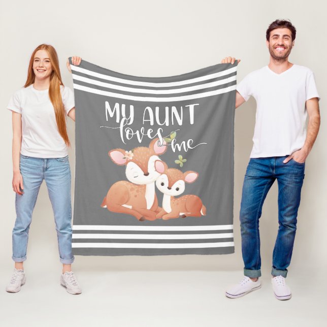 Manta Polar Doe and Fawn mi tía me ama (In situ)