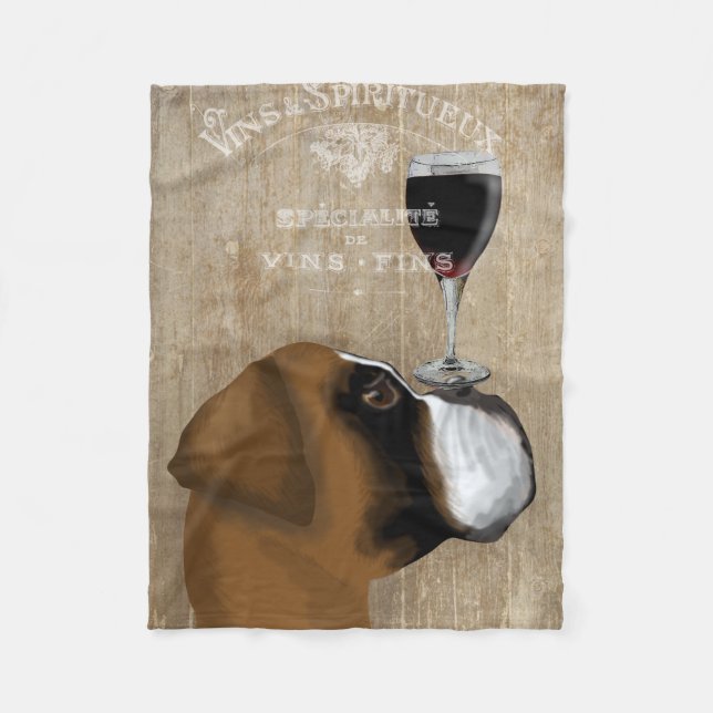 Manta Polar Dog Au Vin Boxer (Anverso)