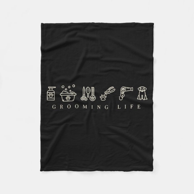 Manta Polar Dog Grooming Dog Groomer Life Work Pet Groomer Ico (Anverso)