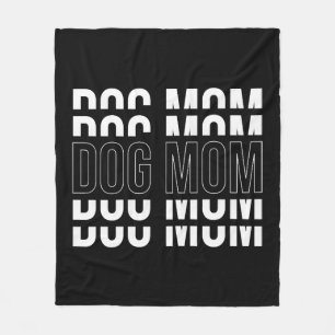 Manta Polar DOG MOM - Camiseta de mamá divertida