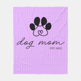 Manta Polar  dog mom customizable lilac